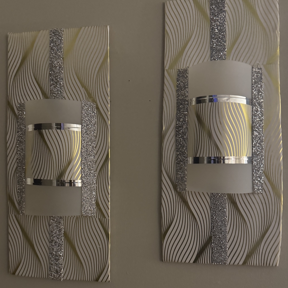 Modern Silver and Gold Wall Decor Set